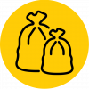 GARBAGE BAG ICON